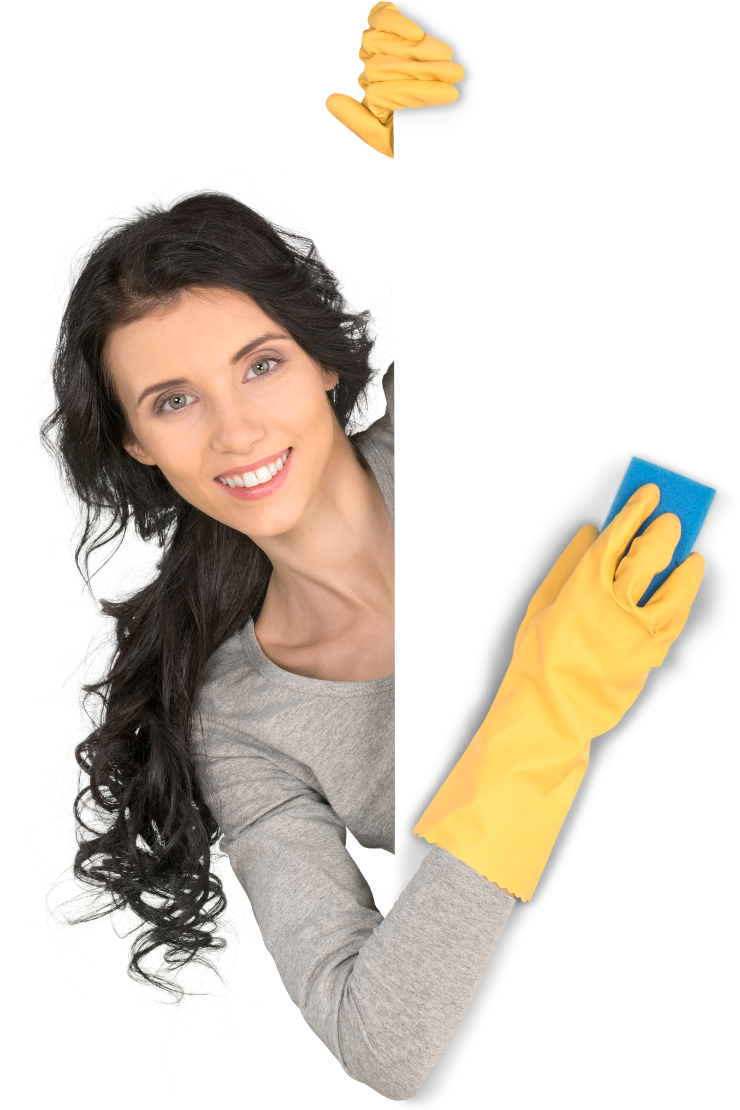 Equipe de limpeza em ação