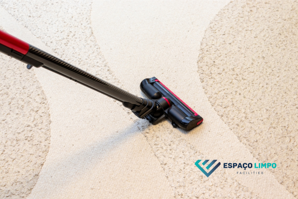 como limpar carpete de escritório